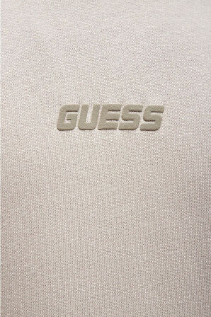 Guess Erkek Önü  Ve Kolları Logolu Sweatshirt