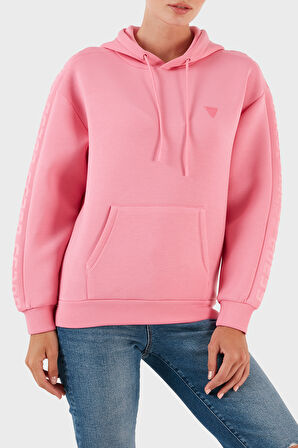 Kadın BRENDA HOODED Kapüşonlu Sweatshirt - Fuşya  | XS