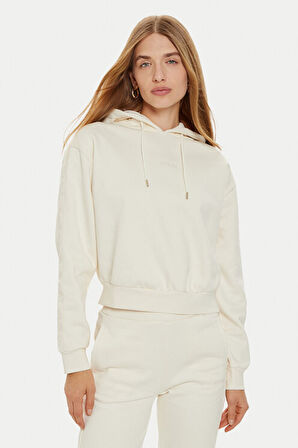 Kadın STACIE Kapüşonlu Sweatshirt - Beyaz | M