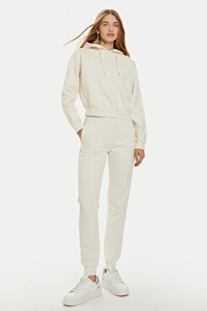 Kadın STACIE Kapüşonlu Sweatshirt - Beyaz | M