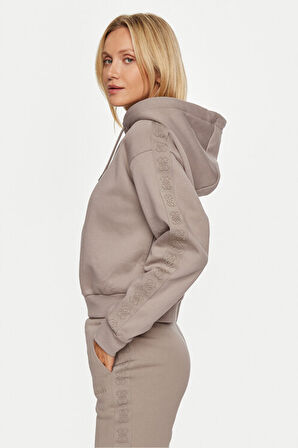 Kadın STACIE Kapüşonlu Sweatshirt - Vizon | S