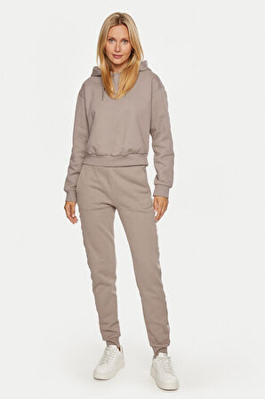 Kadın STACIE Kapüşonlu Sweatshirt - Vizon | M
