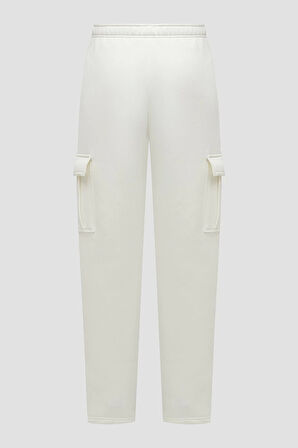 Guess Kadın Beyaz Mıdge Jogger Pantolon