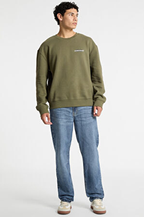 Erkek GJ CN REG AMERICAN Sweatshirt  - Haki | S