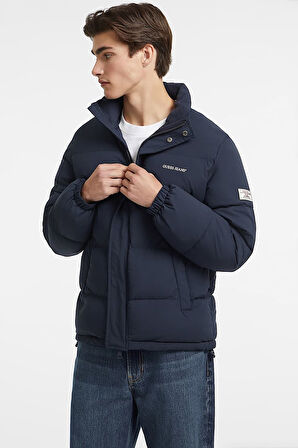 Erkek Regular Şişme Mont - Lacivert | S