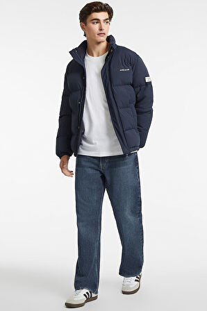 Erkek Regular Şişme Mont - Lacivert | S