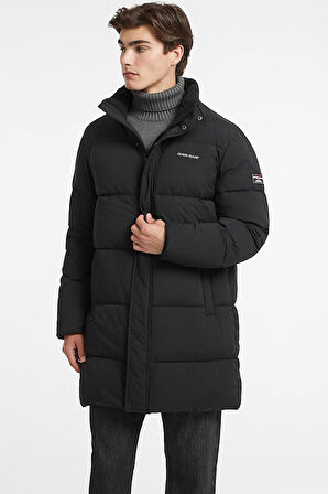 Erkek GJ MID Orta Boy Şişme Mont - Siyah  | M