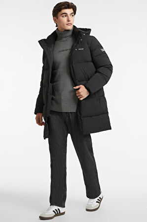 Erkek GJ MID Orta Boy Şişme Mont - Siyah  | M