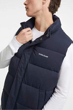 Guess  Erkek Lacivert Yelek M4BN47WGII2-A71W