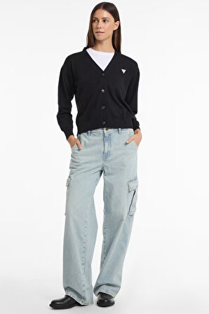 Gj Ls  Kadın Ipek Karışımlı Triko Hırka | M