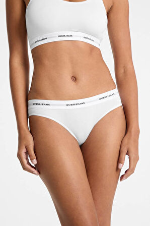 Kadın Gj Brezilya Slip - Beyaz | XL