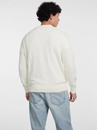 Guess  Erkek Beyaz Triko M4BR32Z3HM1-G293