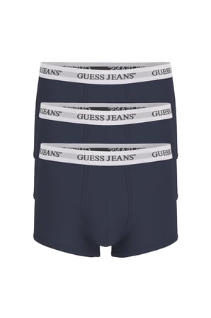 Erkek Guess Jeans 3'lü Trunk Accessories Boxer - Lacivert | L