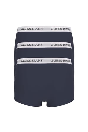 Erkek Guess Jeans 3'lü Trunk Accessories Boxer - Lacivert | L