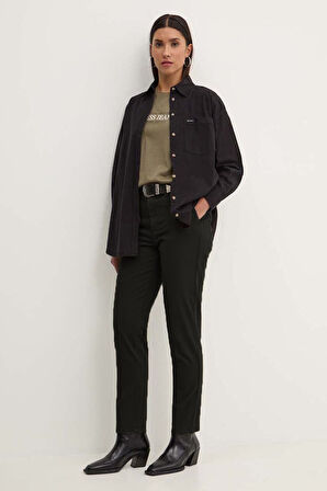 Kadın GJ Slim Fit Pantolon - Siyah | 30/31