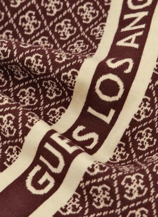 Guess Bordu  Kadın Desenli Atkı W4BZ22Z3JD2-F56X