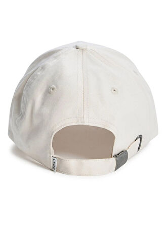 Guess Jeans Krem Kadın Şapka GJ 3D EMBRO BASEBALL - ORG CANVAS C