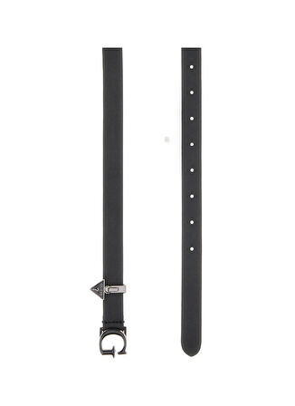 Guess Siyah Kadın Kemer MELODIE G BUCKLE BEL - FAKE NAPPA L