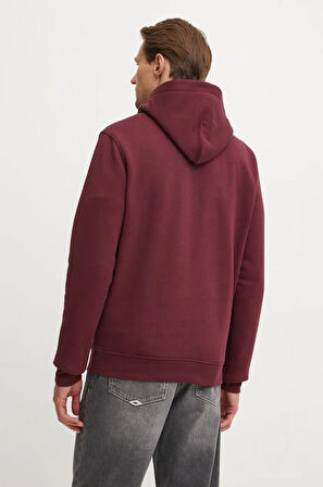 Erkek EMBROIDERED İşleme Desenli Sweatshirt - Bordo  | L