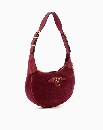 Guess Malva Hobo Monogram Sırt Çantası