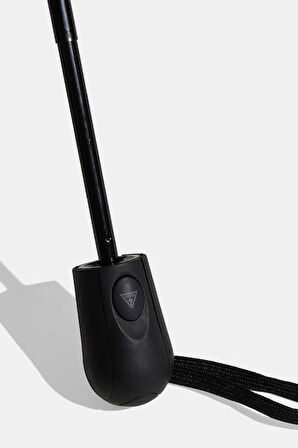 Kadın Monogram Desenli Otomatik Katlanır Şemsiye - Kahverengi | undefined