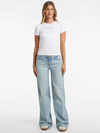 Guess Jeans GJ G11 WIDE LEG Kadın Mavi Jeans W4BA0YD5CCA-GJRV