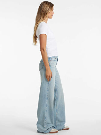 Guess Jeans GJ G11 WIDE LEG Kadın Mavi Jeans W4BA0YD5CCA-GJRV