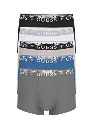 Gri Erkek Desenli Boxer NJFMB BOXER TRUNK 5