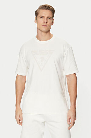 Erkek Azha Cn Over T-Shirt - Beyaz | S