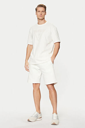 Erkek Azha Cn Over T-Shirt - Beyaz | S