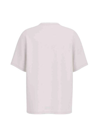 Guess Z4BI02I3Z14G018 AZHA CN OVER Beyaz Yuvarlak Yaka Oversized Desenli Erkek T-Shirt