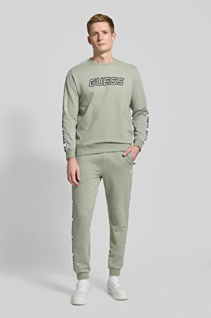Erkek Arlo Cn Önde Guess Sweatshirt - Yeşil | L