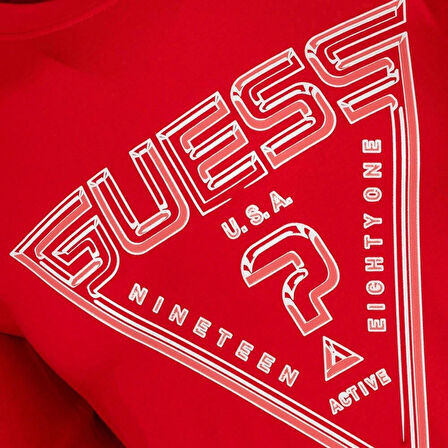 Guess Erkek Kırmızı T- Shirt