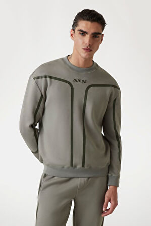 Erkek Falkor Sweatshirt - Yeşil | M