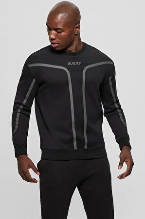 Erkek Falkor Sweatshirt - Siyah | S