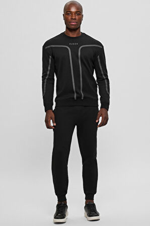 Erkek Falkor Sweatshirt - Siyah | M