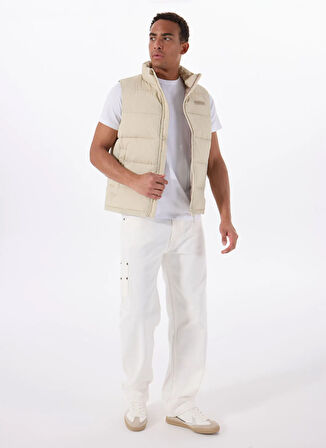 Guess Z5RL00WGTN0G9H6 ROHAN QUILTED VEST Gri Standart Desenli Erkek Yelek