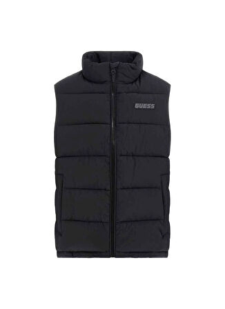 Guess Z5RL00WGTN0JBLK ROHAN QUILTED VEST Siyah Standart Desenli Erkek Yelek