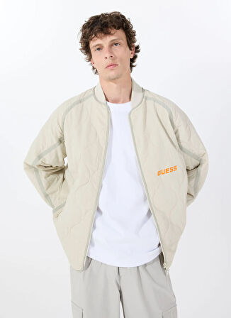 Guess Z5RL04WGTN0G9H6 JARETH JACKET Gri Desenli Erkek Mont