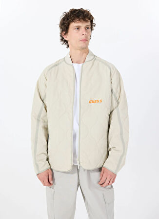 Guess Z5RL04WGTN0G9H6 JARETH JACKET Gri Desenli Erkek Mont