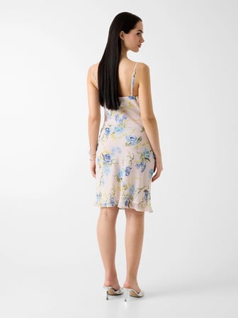 Guess Kolsuz Linda Mini Askılı Kadın Çok Renkli Elbise W6GK27W1816-PMI9