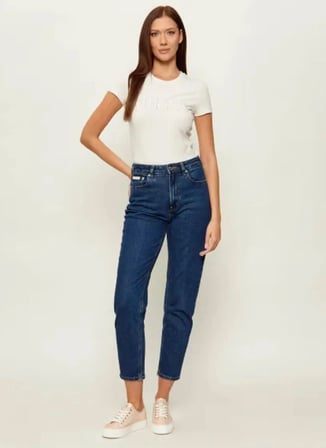 Guess Beyaz Kadın Slim Fit T-Shirt W5GI04J1314-G012