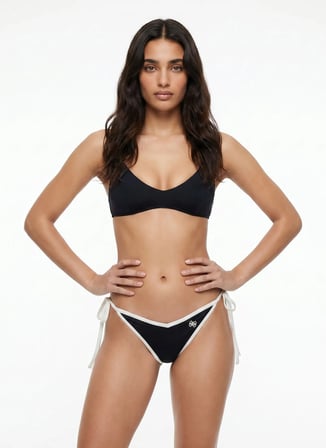 Guess Siyah Kadın Baskılı Bikini Alt E6GO20MC04R-JBLK