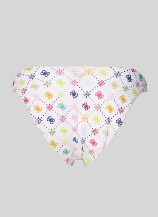 Guess Beyaz Kadın Baskılı Bikini Alt E6GO24MC04R-PMKY