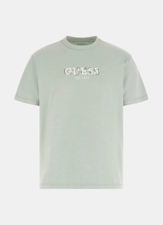 Guess Yeşil Erkek T-Shirt M6GI16K3032-A834 Yeşil T-Shirt