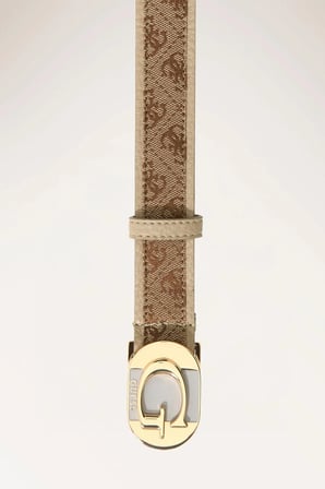 Guess Jessa Ayarlanamaz ve Tek Taraflı H30 Kadın Kahverengi Kemer BW9360P6230-LTL
