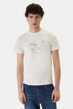 Guess M6GI11K2992 Cn Ss Triangle Hd Mu Erkek Tişört