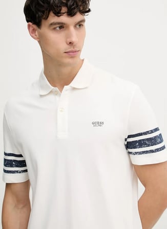 Guess Beyaz Erkek Polo T-Shirt M6GP03K3071-G018