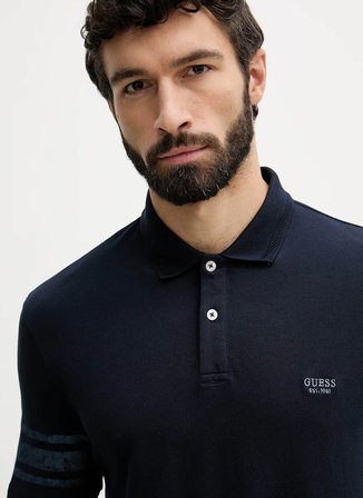 Guess Lacivert Erkek Polo T-Shirt M6GP03K3071-G7V2 Laci Polo T-Shirt