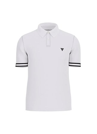 Guess Beyaz Erkek Polo T-Shirt M6GP60K3076-G011 Beyaz Polo T-Shirt